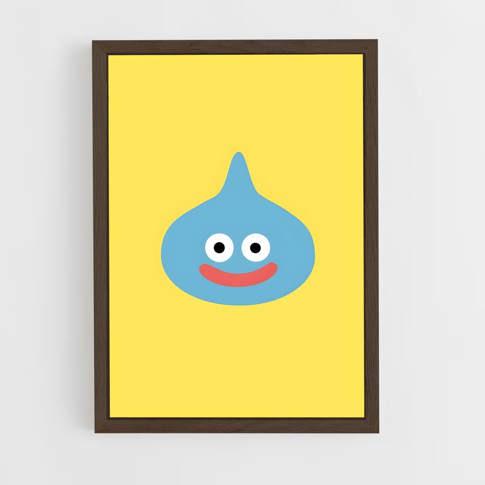 Poster Slime Souriant – affiche Dragon quest (vue 5)